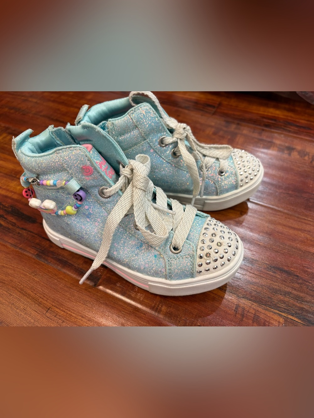 Sketchers twinkle Sparkle High-Top Sneakers(Light up) - size 11c
